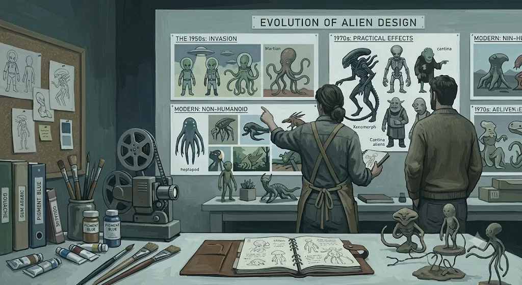 Overview image for Science fiction alien | UFO Fiction Exchange