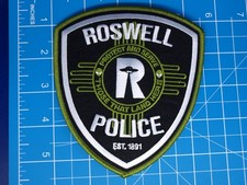 Listing image for Roswell New Mexico Police UFO patch