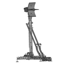 Listing image for 3D Printed 1/72/87/144 Russian 40V6M Mobile Radar Station Unpainted Model Kit