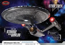 Listing image for Star Trek Strange New Worlds U.S.S. Enterprise Polar Lights Model Kit [New Toy]