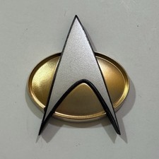 Listing image for Star Trek TNG Replica Combadge - Screen Accurate Prop Cast In Resin