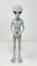 Listing image for Gray Alien Figurine 22cm Tall – Sci-Fi-Detailed Sculpture -Collectible Uk Seller