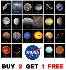 Listing image for NASA Space Travel Poster Art Solar System Print Wall Home Room Decor ED001