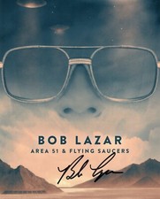 Listing image for Bob Lazar signed Area 51 UFO Flyer Saucer Alien UFO Investigator 8x10 photo