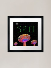 Listing image for SETI work design A Framed Art Print Framed Wall Art Poster Canvas Print Picture