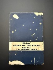 Listing image for Vintage 1957 Philips Chart of the Stars Astronomy Map Poster E O Tancock