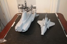 Listing image for SHADO UFO Skydiver 15" Long - 3d printed