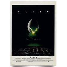 Listing image for Alien 1979 Movie Poster A5 A4 A3 A2 A1 Classic Horror Movie Poster Print