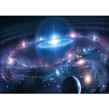 Listing image for Andromeda Galaxy Universe Stars Outer Space Wall Art Poster Print A5 A4 A3
