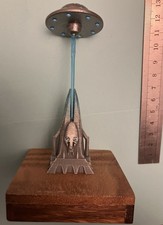 Listing image for Scratchbuilt UFO Flying Saucer Shape Desktop Model !