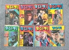 Listing image for TV Sci-Fi Monthly #1 - #8 Cult Science Fiction Star Trek Dr Who Poster Magazines