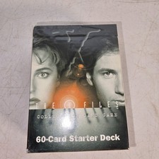 Listing image for The X Files Collectible Card Game 60 Card Starter Deck