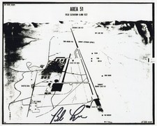 Listing image for Bob Lazar signed Area 51 UFO Flyer Saucer Alien UFO Investigator 8x10 photo #4