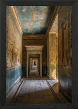 Listing image for Temple of Seti I Framed Wall Art Poster Canvas Print Picture