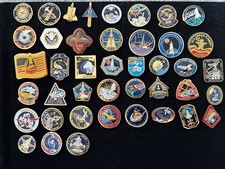 Listing image for NASA Space Pin Badges Space Shuttle Launches Missions Anniversary Spacelab